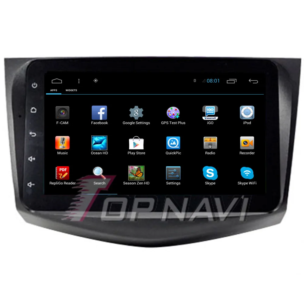 Top Topnavi 9" Quad Core Android 6.0 Car GPS Navigation for Toyota Old RAV4 Autoradio Multimedia Audio Stereo,NO DVD 3