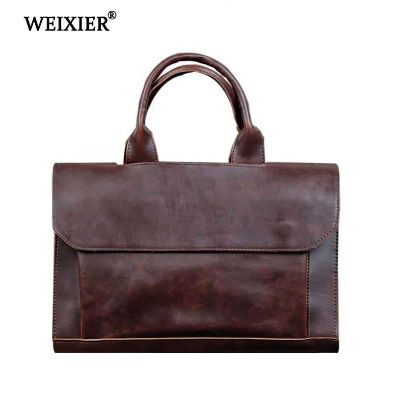 

WEIXIER Brand 2019 New Designer Shoulder Bag PU Leathe Brand Fashion Hand Travel Casual Men Luxury Bag Crossbody Business Men