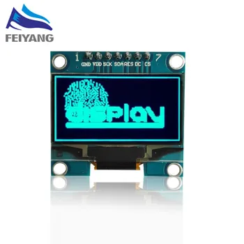 

10PCS 7pin 1.3" OLED module blue color SPI 128X64 1.3 inch OLED LCD LED Display Module 1.3" SPI Communicate