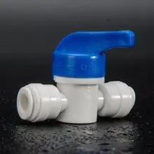 New 2 points Discharge ball valve water purifier outfall 2 way quick connect switch Kitchen Tool P25