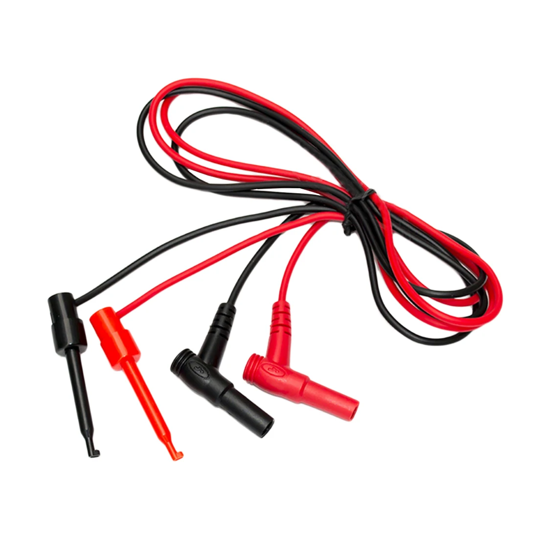 

New 1Pair Banana Plug To Test Hook Clip Probe Cable For Multimeter High Quality