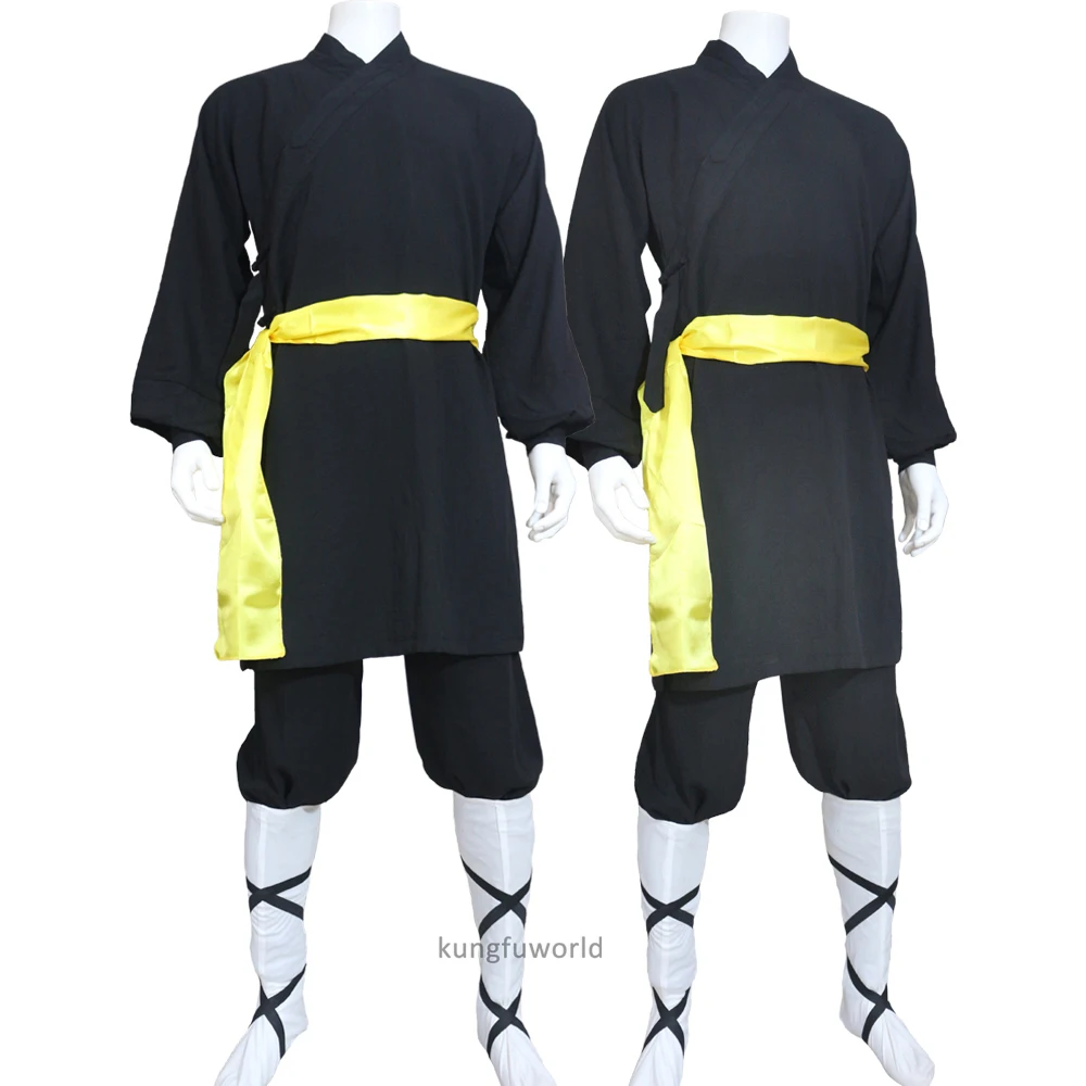25 Colors Shaolin Monk Robe Kung fu Tai chi Suit Martial arts Wing Chun