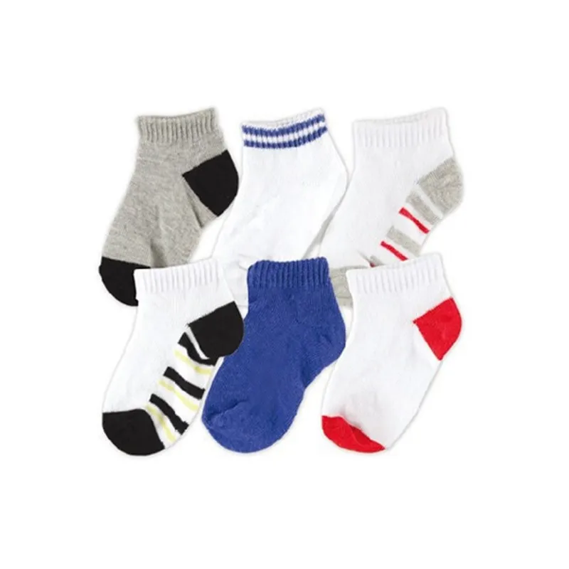 6 Pairslot Winter Baby Newborn Socks Terry Warm Casual Baby Girl Boy Meias Striped Kids Floor Socks (5)