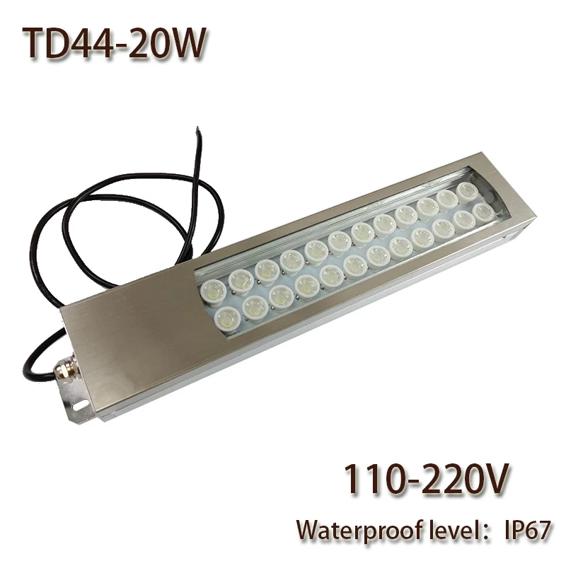 

HNTD Led Panel Light 20W AC 110-220V LED Metal Work Light TD44 CNC Machine Work Tool Concentrating Lighting Waterproof IP67