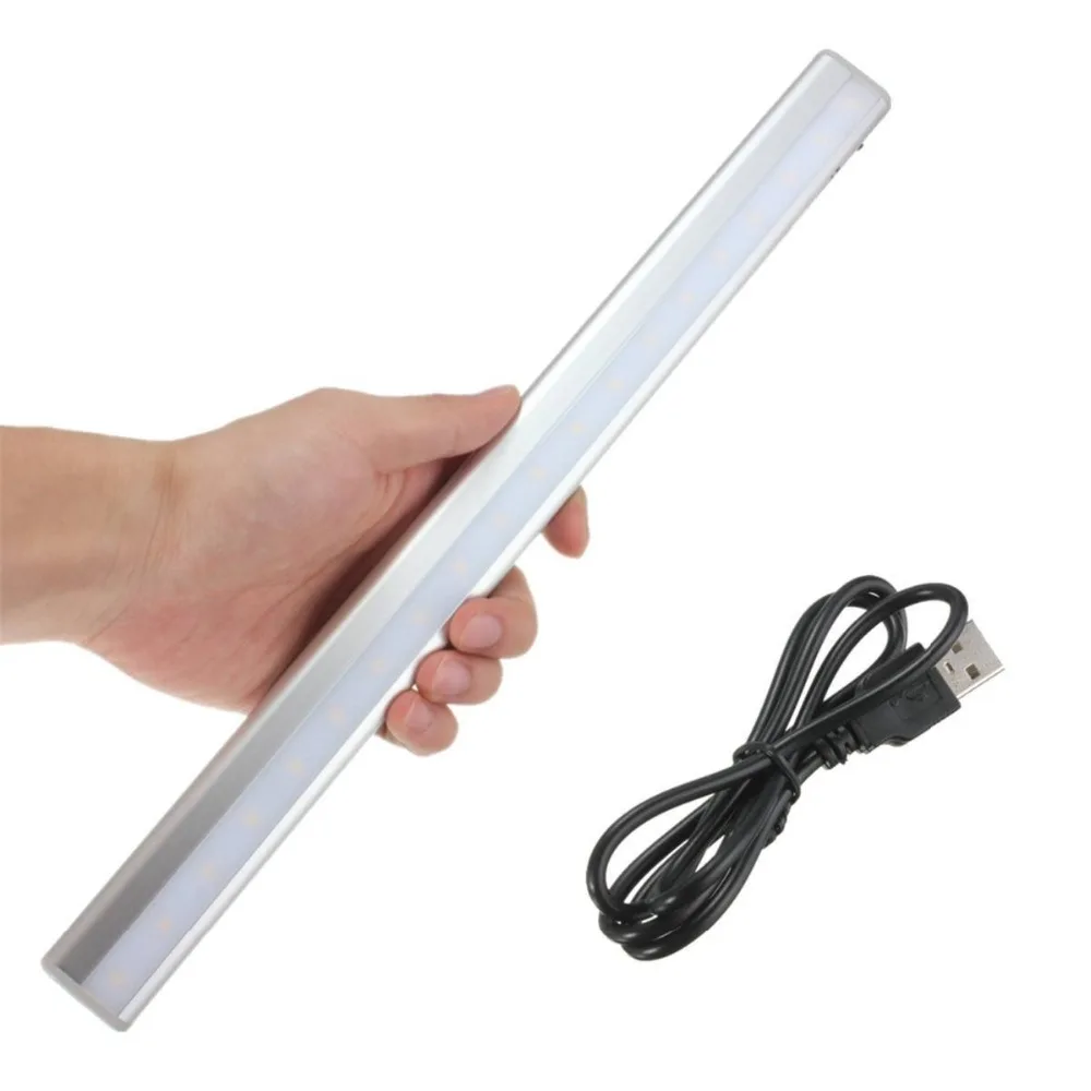 

Lightinbox Stick-on Anywhere sensor lamp 20-LED Pir Motion Sensing light USB Charging Wardrobe Closet Under Cabinet Night Stairs