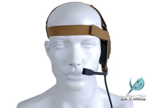 Z Tactical Bowman Evo III Headset Airsoft Mic Radio Boom 3 TAN zTactical Z0272