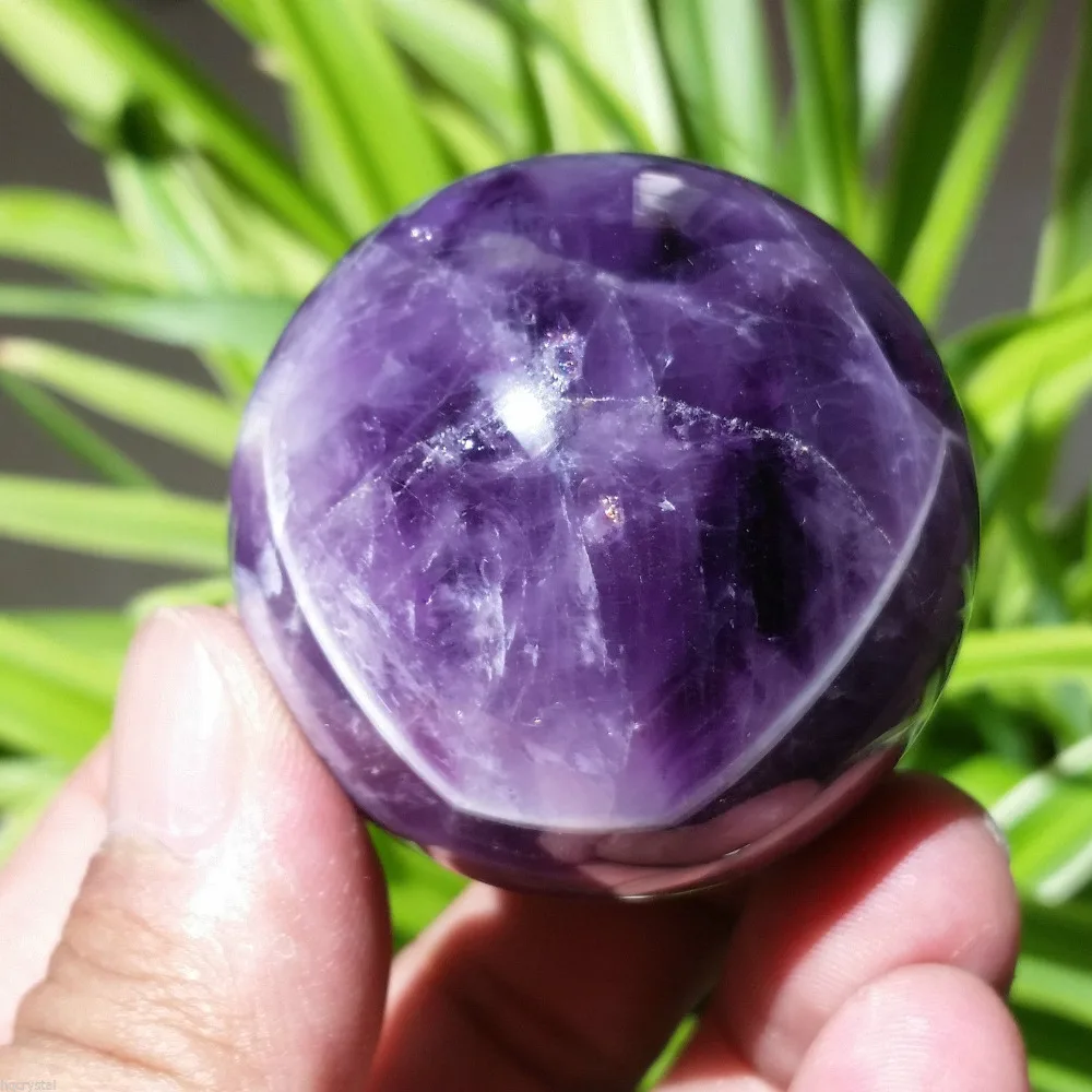 

WW 05160 NATURAL Dream Amethyst Crystal sphere ball Orb Gem Stone