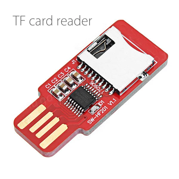 Считыватель TF карт HF201 считыватель памяти Micro SD T Flash usb 2 0 поддержка Plug And