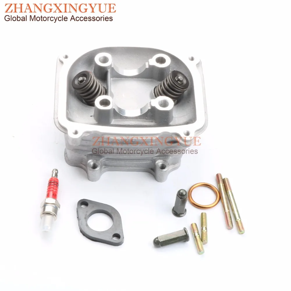 

57.4mm 58.5mm 61mm 63mm NON EGR Cylinder Head Kit & A7TC spark plug for Vento Phantom 150 GY6 157QMJ 4T