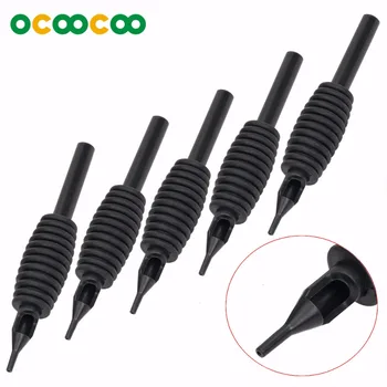 

(5PCS) 5RT Disposable Non-slip Tattoo Grip Tube - Black (5PCS)