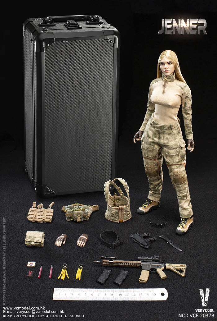 

VERYCOOL VCF-2037B A-TACS FG Double Women Soldier JENNER B Style 1/6 Figure