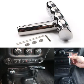 

for Jeep T-Handle Shift Knob Gear Stick Shifter For Jeep Wrangler JK Compass Grand Cherokee Liberty 2008-2016 WISENGEAR /