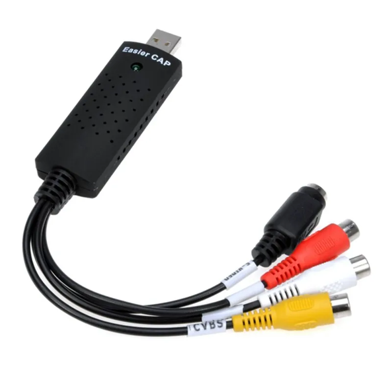 

USB 2.0 Easycap Audio Video DVD VHS Record Capture Card Converter PC Adapter