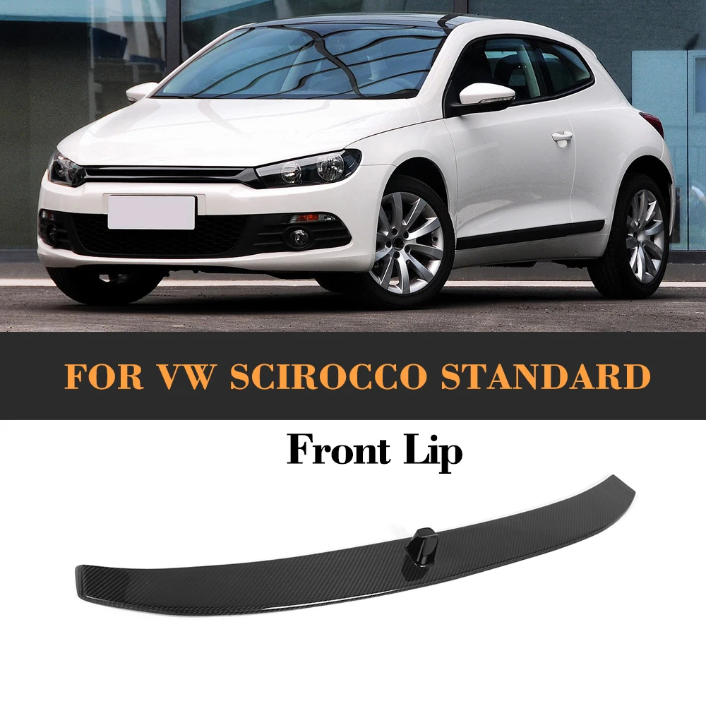 Углеродное волокно центр губ установлен под передний бампер для VW Scirocco стандарт