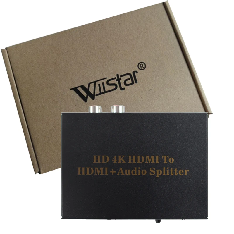 HDMI аудио экстрактор V1.4 поддержка 4K * 2K к spdif преобразователь адаптер с адаптером