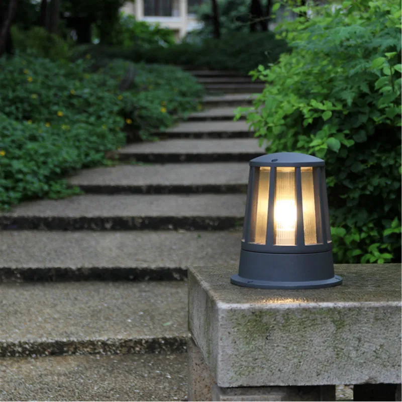 outdoor post pole garden light wall column lamp for villa outdoor post pole garden light wall column lamp for villa