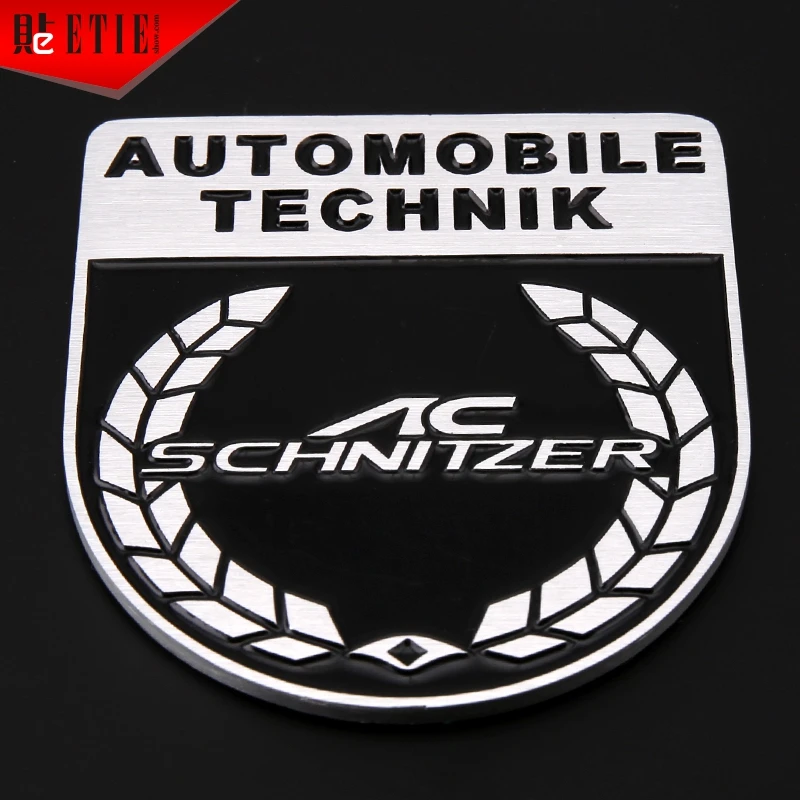 Значок ETIE AC Schnitzer 3D эмблемы автомобильных логотипов модный модифицированный