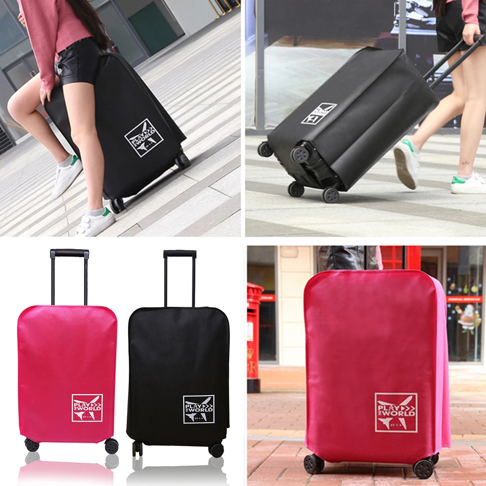 Защита от царапин на открытом воздухе нетканый материал водонепроницаемый утолщенный багажный чехол для путешествий пыленепроницаемые аксессуары для чемоданов