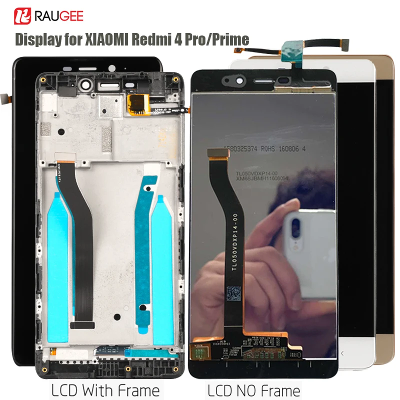 

Display for Xiaomi Redmi 4 Pro LCD Screen Touch Display Digitizer Replacement for Xiaomi Redmi 4 Pro Prime screen tested lcd5.0