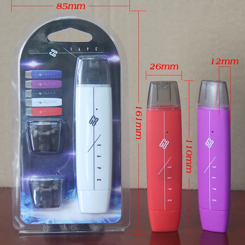 G8 Double bullet flat smoke 300mAh electronic cigarette with 1ml Cotton core atomizer Vape pen battery rechargeable battery kit G8 Double bullet flat smoke 300mAh electronic cigarette with 1ml Cotton core atomizer Vape pen battery rechargeable battery kit