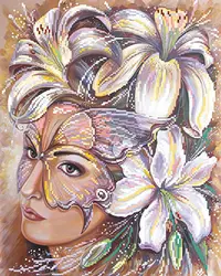 5D Алмазная мозаика, алмазная Вышивка цветок женщина Вышивка с кристаллами рукоделие полный квадрат горный хрусталь Домашний Декор