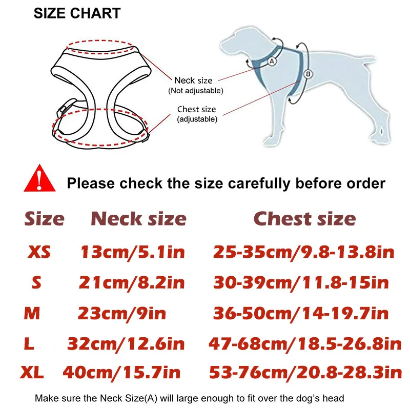 Vugsuce жилет собак жгут обучение для щенок чихуахуа кошки мягкая сетка животное жгут для больших собак нейлон персонализированные нагрудный ремень шлейки для собак шлейка для собак маленькой собаки