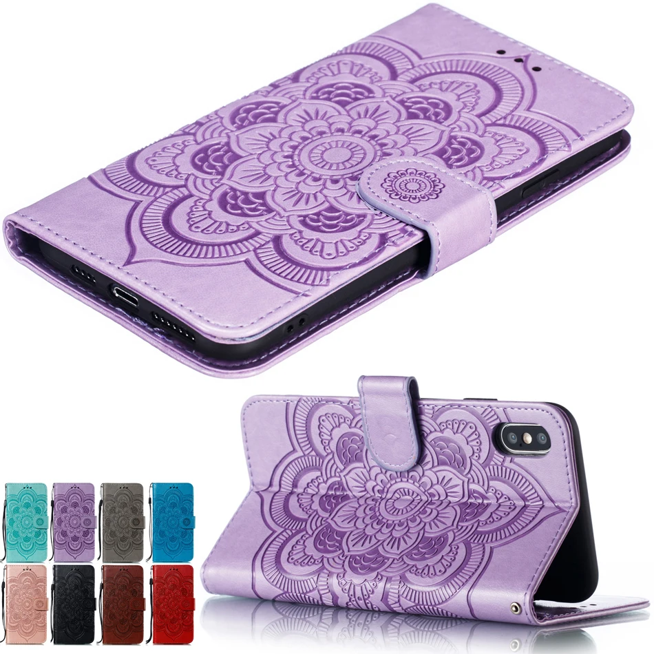 

3D filp Cover For Huawei P30 Pro Simple Datura Wallet Leather Case For Huawei Y6 Prime P9 Lite Mini Y7 2019 Honor 7S 7A Mate 20
