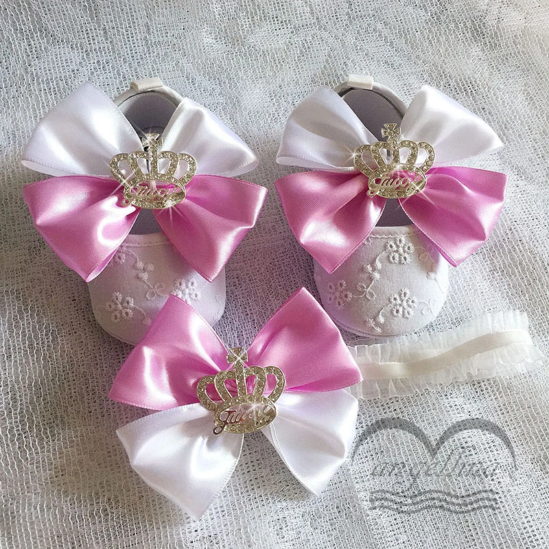 ribbon baby shoes