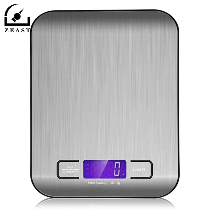 

HN-MS2 5000g Digital Scale Kitchen Cooking Measure Tools Stainless Steel Electronic Weight LCD Electronic Bench Weight Scal