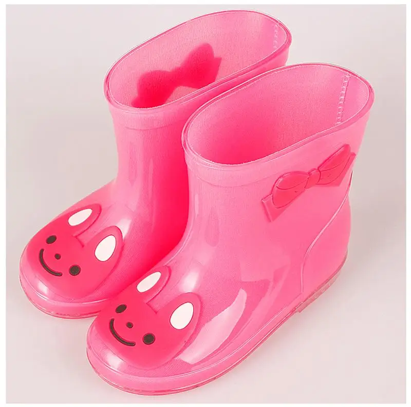 Сезон дождей; резиновые сапоги; детские сапоги для девочек и мальчиков; Водонепроницаемая Обувь для малышей; резиновые сапоги ярких цветов; нескользящая водонепроницаемая обувь