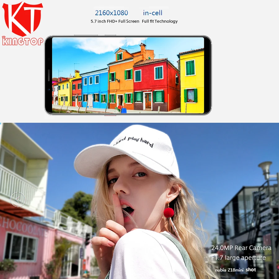 Original ZTE Nubia Z18 mini Mobile phone 5.7