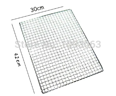 Открытый гриль инструмент из нержавеющей стали барбекю сетка Гофрированная сетка
