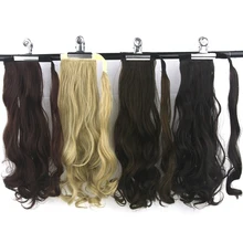 Soowee 10 Colors High Temperature Fiber Synthetic Hair Curly Hairpiece Ponytail Hair Extensions Fake Hair Pony Tail Hair Pieces
