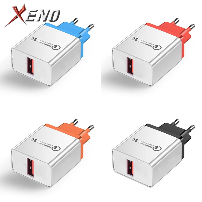 

QC 3.0 USB Charger Quick charge 3.0 for Samsung Xiaomi Huawei Mobile Phone Charger Adapter For iphone 5 5s 6 7 8 Plus X Xs Cable