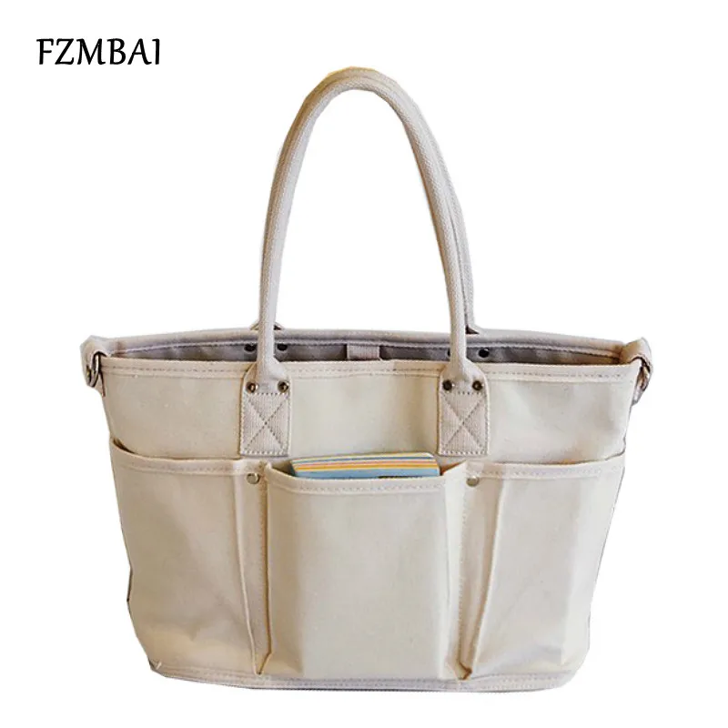 FZMBAI Trendy Women's Leisure Utility Tote Bags Ladies Canvas Single