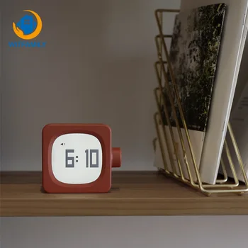 

Fashion Square Alarm Clock Creative Led Luminous Multifunction Electronic Clock Desktop Student Gift Mini Children Alarm Clock