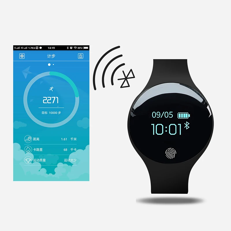 MEISUM Bluetooth умные часы для мужчин и женщин Спорт интеллектуальный счетчик шагов