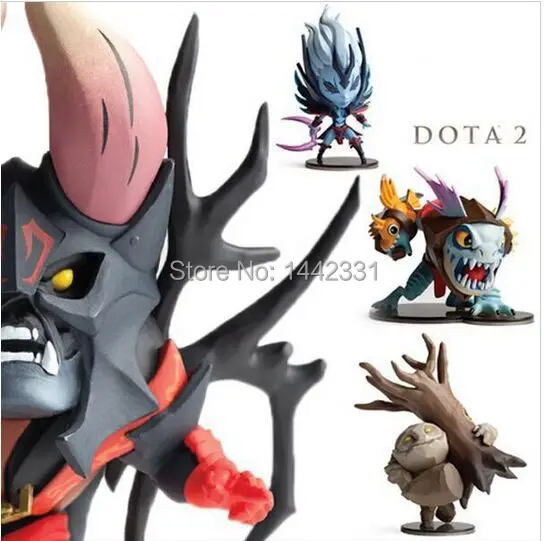 Фигурки Dota 2 Slark фигурки из ПВХ 4 шт./лот/набор 10 см Lucifer Vengeful спирт | Игрушки и хобби