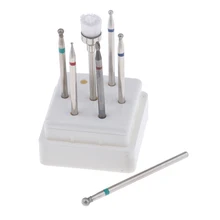 7Pcs Cuticle Clean Nail Files Drill Bit Set Manicure Electric Rotatory Burrs with Storage Case