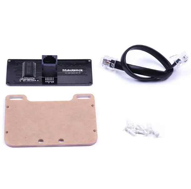 

LED Dot Matrix Screen 8*16 LED Screen 5V 73*32*20mm Spare Part For DIY Mini Robot Models