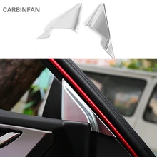 Входной двери внутренний треугольник декоративная рамка отделка внутреннее оформление Стикеры Накладка подходит для Mazda 3 Axela P383