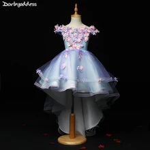 High Low Flower Girl Dresses for Weddings Kids Pageant Dress First Communion Dresses for Little Baby Party Prom Dress 2019 High Low Flower Girl Dresses for Weddings Kids Pageant Dress First Communion Dresses for Little Baby Party Prom Dress 2019