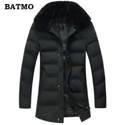 BATMO 2018 Новое поступление высокого качества Зимние Теплые повседневные парки для мужчин, мужские зимние куртки, плащ Мужчины Плюс Размер L-8XL
