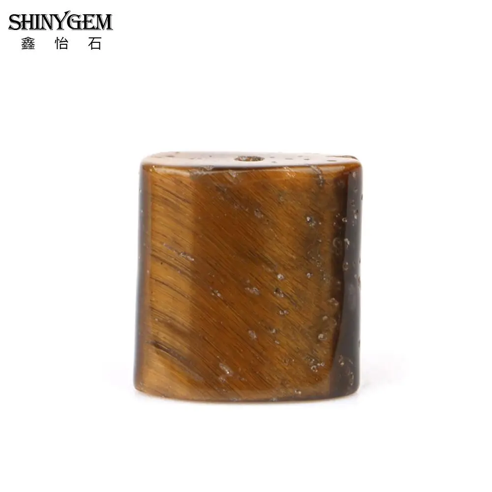 ShinyGem оптовая цена AAA класса тигровый глаз бусины 10 мм квадратный желтый