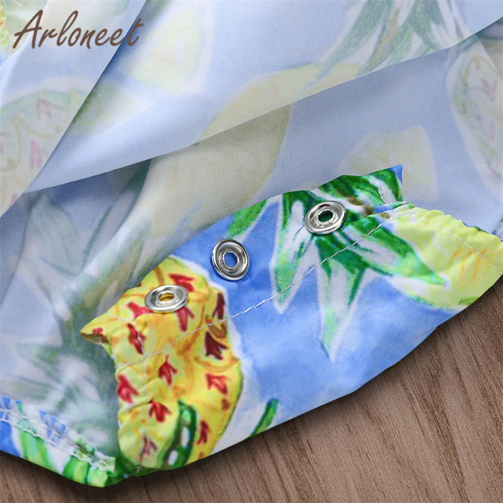Одежда arloneet для новорожденных комбинезон для девочек плоды ананаса принт 2019 костюм детей обувь девочек летний наряд