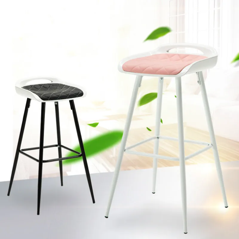 15%Bar stool modern minimalist high stools European chair bar stool wrought iron stool bar table and chairs creative bar chair 15%Bar stool modern minimalist high stools European chair bar stool wrought iron stool bar table and chairs creative bar chair