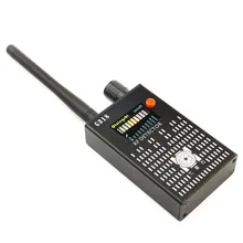 Metal 1-8000mhz Black Full Range Wireless Cell Phone Signal Detector Anti-Spy Finder WiFi RF GSM Finder(CE ROHS FCC Certificate)