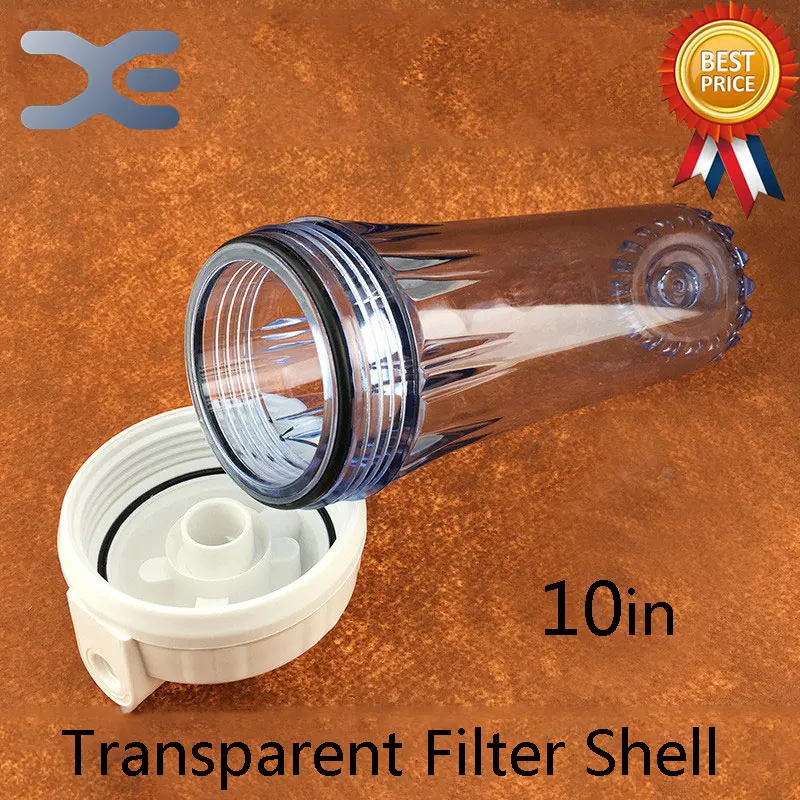 

Water Purifier Accessories 10in Transparent Filter Bottle Front Filter Bottle Pure Water Filter Shell Filter Shell