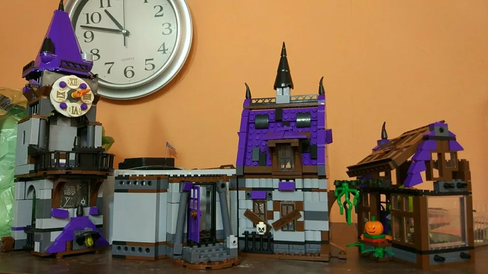 860 шт. Scooby Doo таинственный призрак дом строительные блоки игрушки Совместимые Lepins