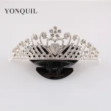 Free shipping Bridal Crystal Tiara Wedding Hair Accessories Jewelry Tiara And Crowns wedding princess headwear 3pcs/lot MYQC003